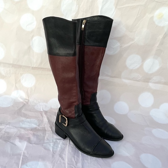 Vince Camuto Boots Leisha Black Brown 